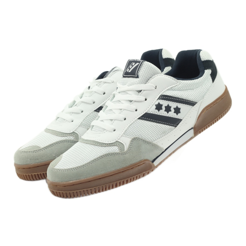 Scarpe indoor Rucanor Balance bianca grigio blu navy 3
