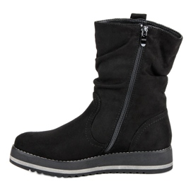 Kayla Stivaletti neri con plateau nero 1
