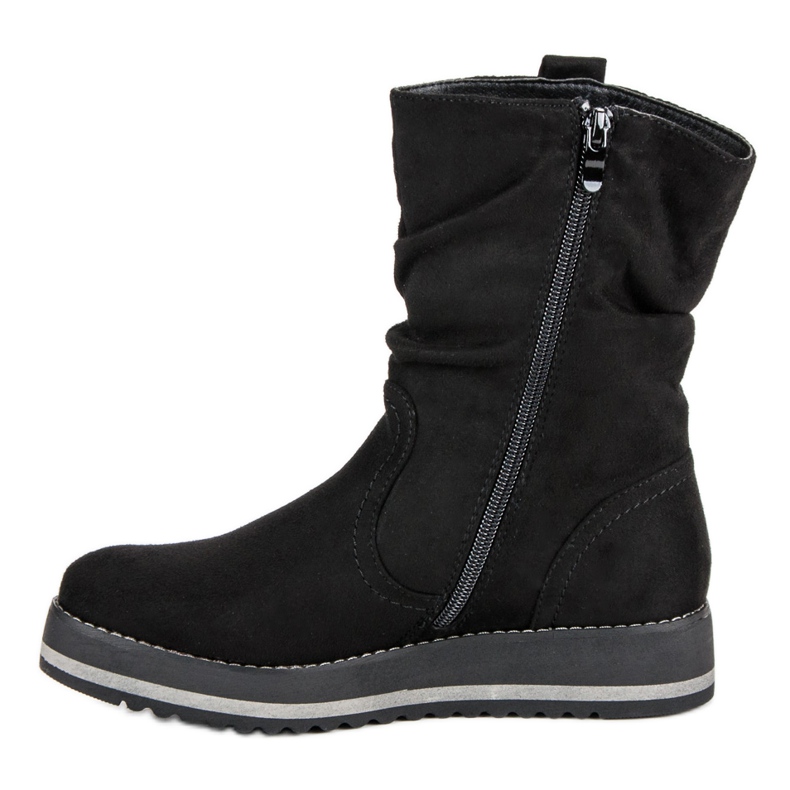 Kayla Stivaletti neri con plateau nero 1