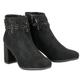 Kylie Stivali neri in pelle scamosciata nero 2