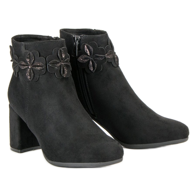 Kylie Stivali neri in pelle scamosciata nero 2
