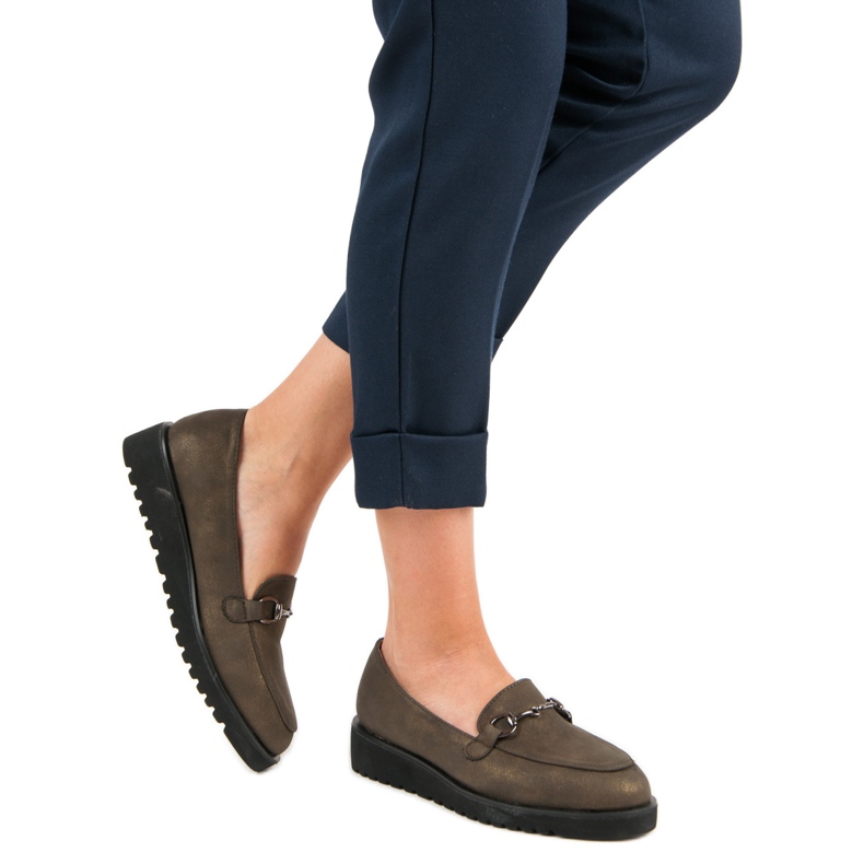 Kylie Mocassini eleganti verde 1