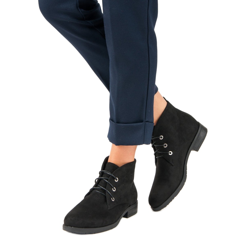 Sweet Shoes Stivaletti bassi allacciati nero 1