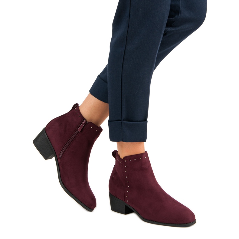 Nio Nio Stivali bordeaux rosso 2