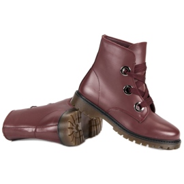 Kayla Lavoratori allacciati rosso 2