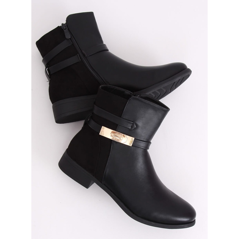 Stivali neri da donna neri VQ6-5 Black nero 2