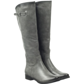 M.Daszyński Stivali Ufficiali Daszyński SA131 grigio 3