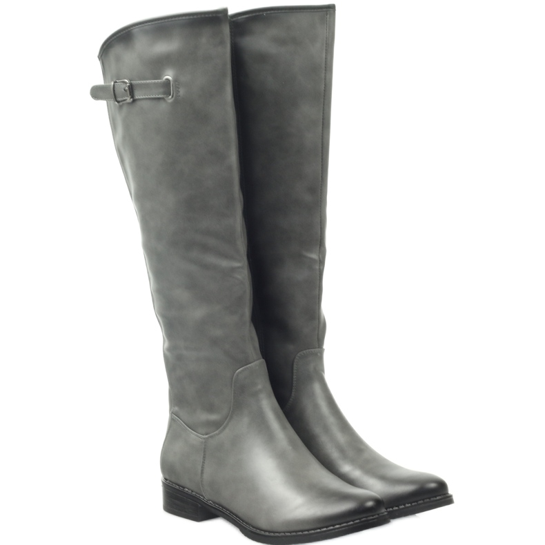 M.Daszyński Stivali Ufficiali Daszyński SA131 grigio 3