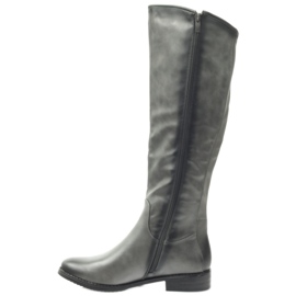 M.Daszyński Stivali Ufficiali Daszyński SA131 grigio 2