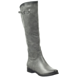 M.Daszyński Stivali Ufficiali Daszyński SA131 grigio 1