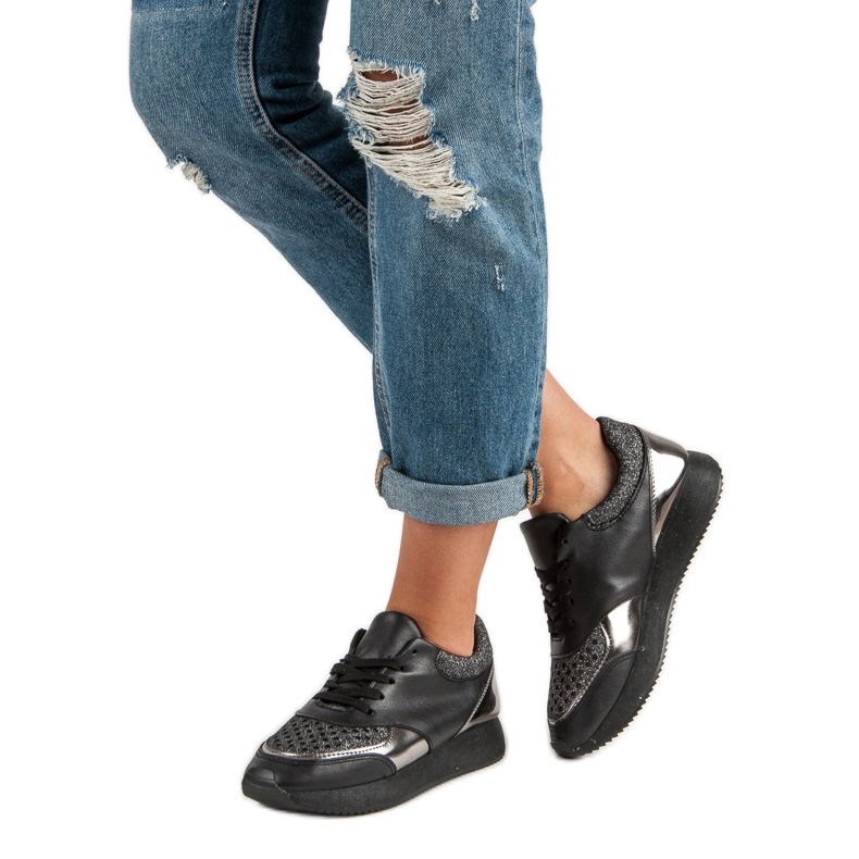 Scarpe da ginnastica alla moda nero 1