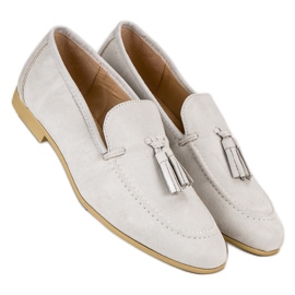 Mocassini grigi grigio 2