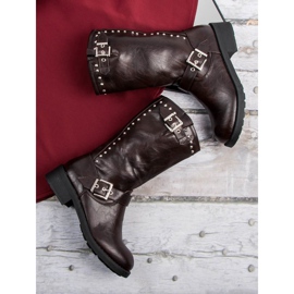 SDS Stivali alti da lavoro marrone 2