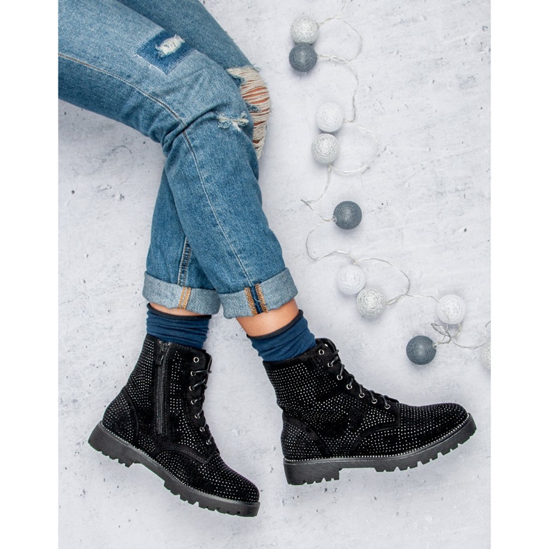 Seastar Stivali da lavoro alla moda nero 1