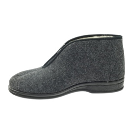 Scarpe da uomo Befado pantofole calde 100M047 grigio 1