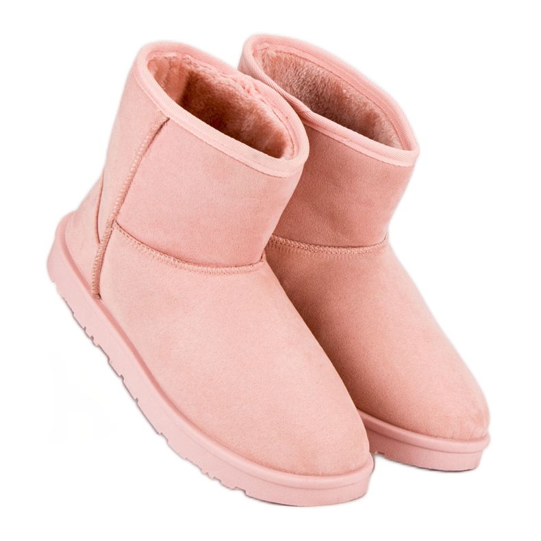 Vices Morse mukluki in camoscio rosa 2