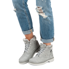 American Club Caldi trapper americani grigio 1