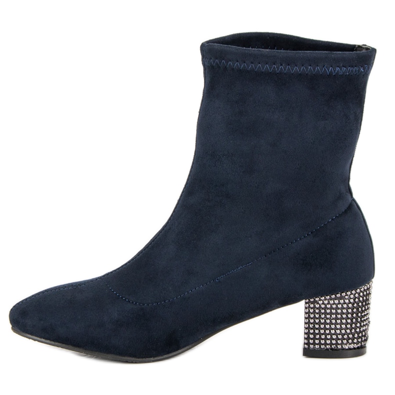 Kylie Stivali blu navy slip-on 2