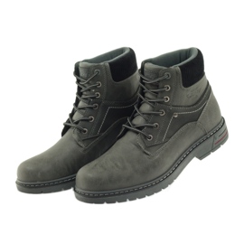 Stivali grigi legati McKey 616 grigio 4