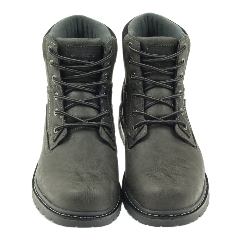 Stivali grigi legati McKey 616 grigio 3