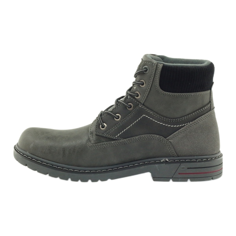 Stivali grigi legati McKey 616 grigio 2