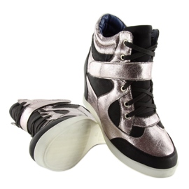 Sneakers nere isolate 2355 BLACK / SILVER nero grigio 1