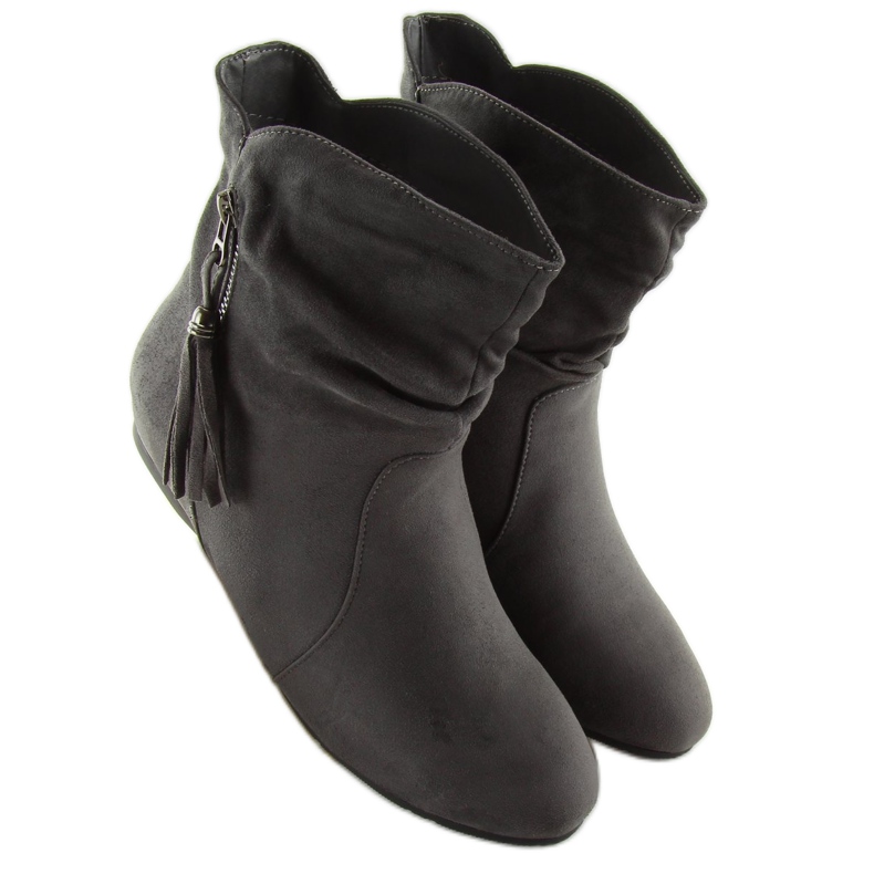 Grigio Stivali grigi da donna VQ-362 Grigio 1
