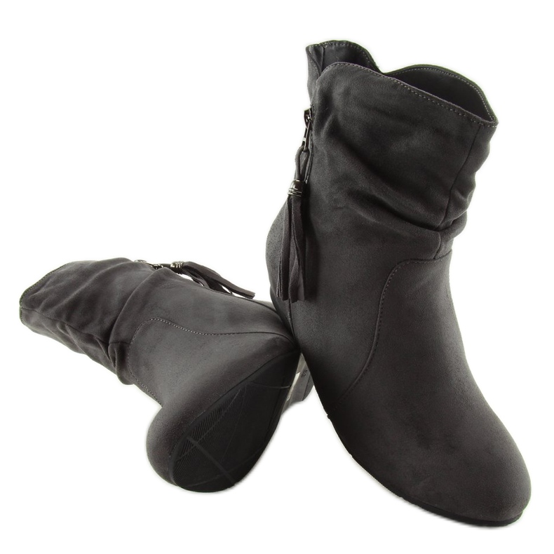 Grigio Stivali grigi da donna VQ-362 Grigio 2