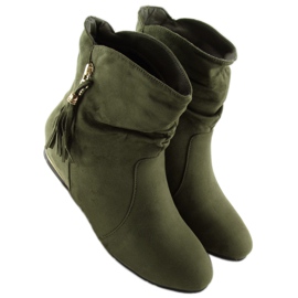 Verde Stivali saszki da donna VQ-362 Verde 1