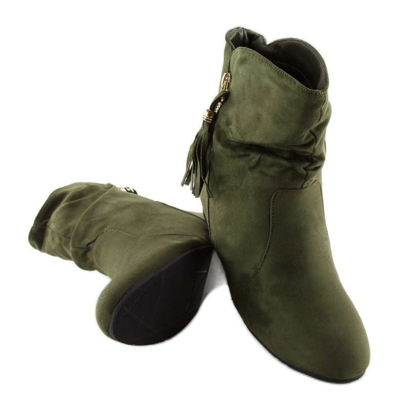 Verde Stivali saszki da donna VQ-362 Verde 2