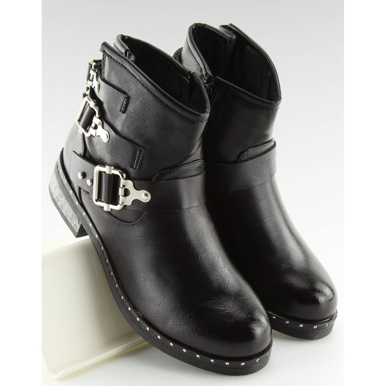 Stivali neri da donna neri 7313-PA Black nero 2