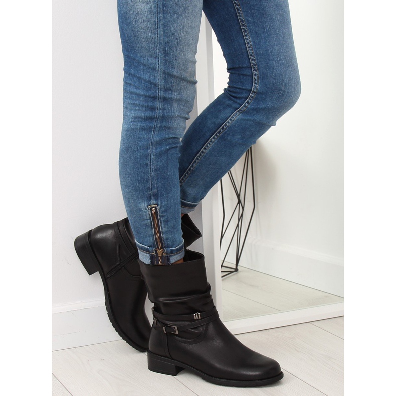 Stivali neri da donna neri 8232-3 Black nero 1