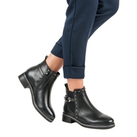 Vinceza Stivaletti Neri Con Strass nero 1