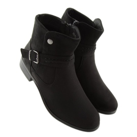 Stivali in camoscio nero JKD-52 Black 1