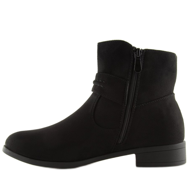 Stivali in camoscio nero JKD-52 Black 2