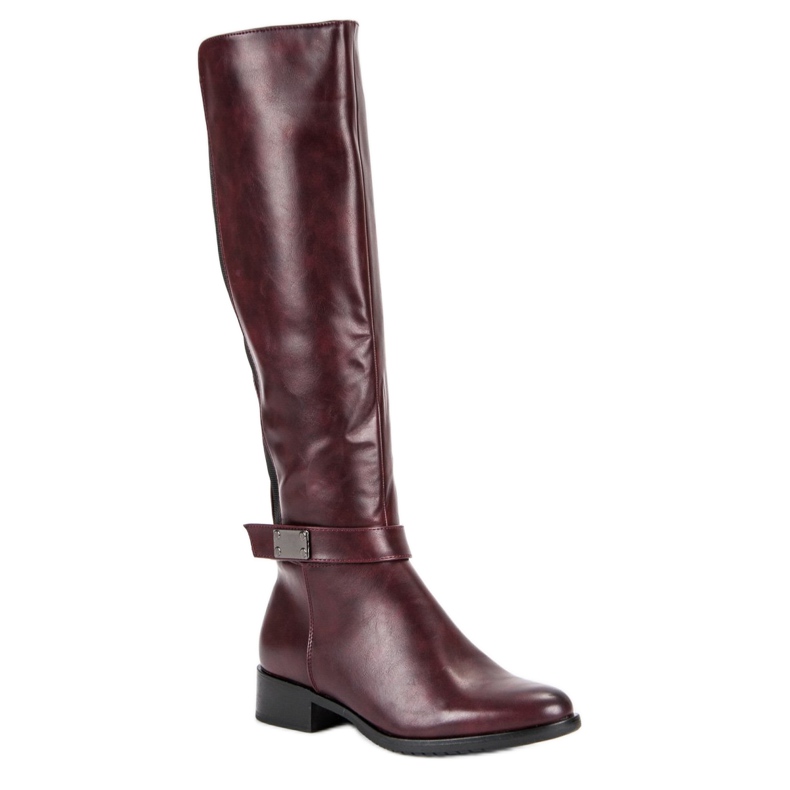 VINCEZA stivali bordeaux rosso 1