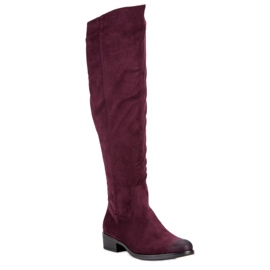 VINCEZA stivali bordeaux rosso 1