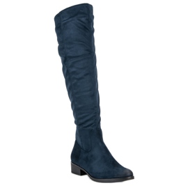 VINCEZA stivali blu navy 1