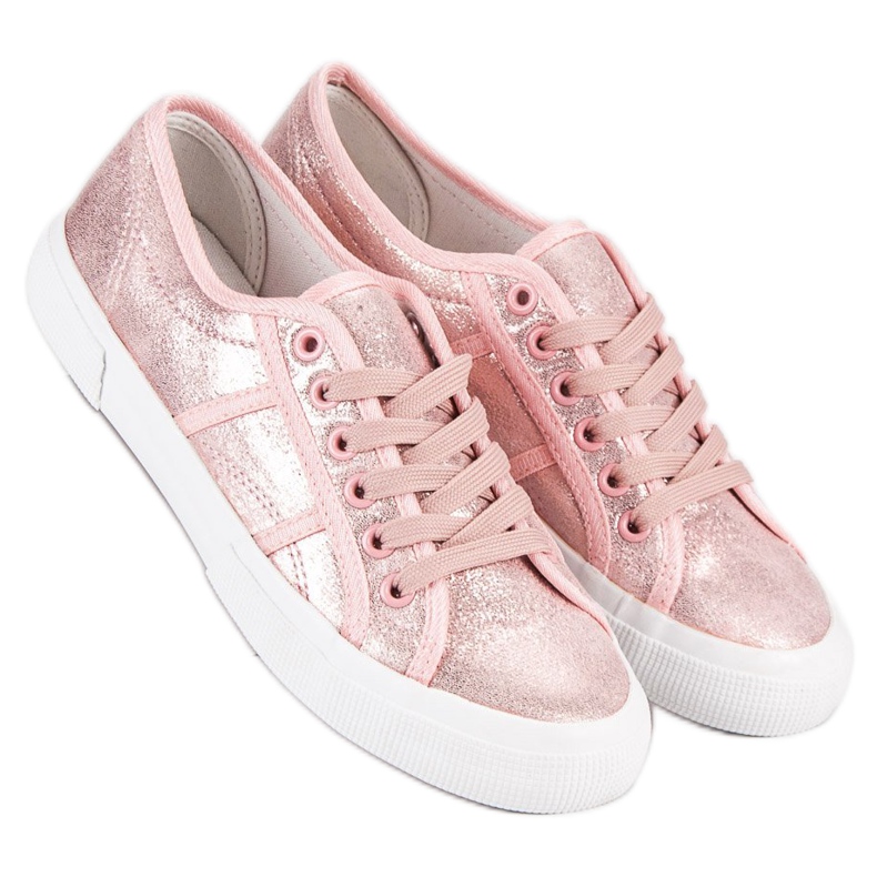 J. Star Sneakers stringate rosa 1