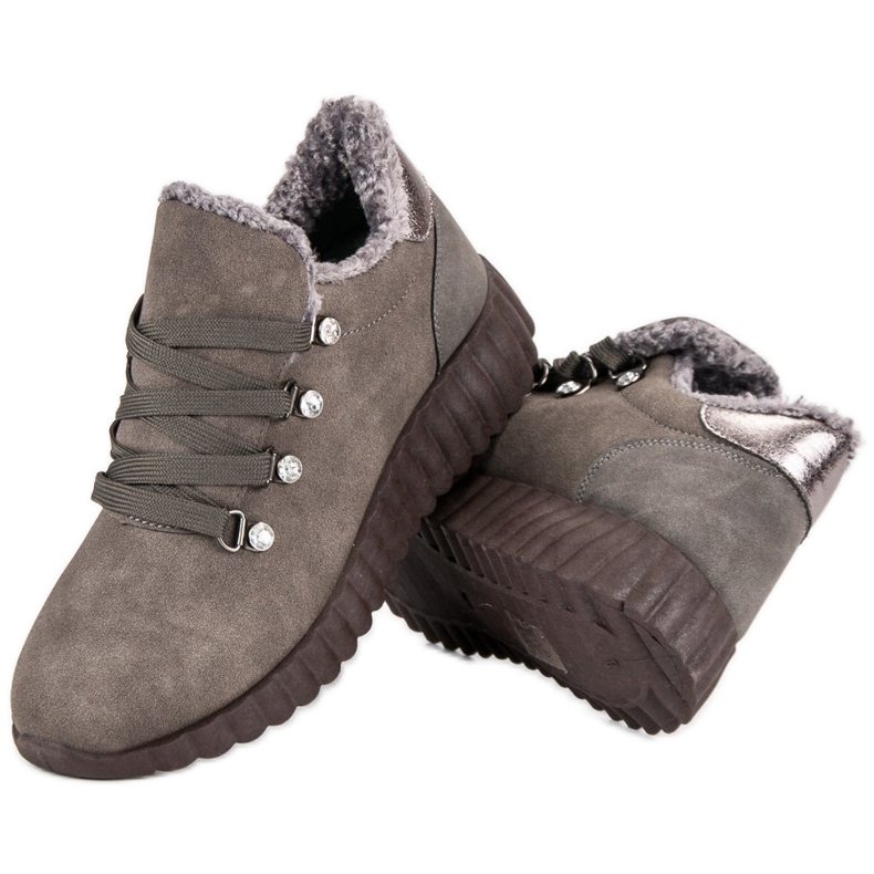 Kylie Sneakers in pelle scamosciata marrone 2