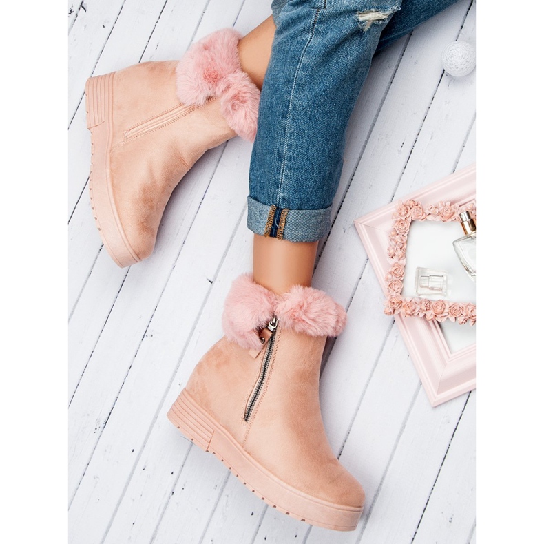 Lucky Shoes Stivaletti rosa 1
