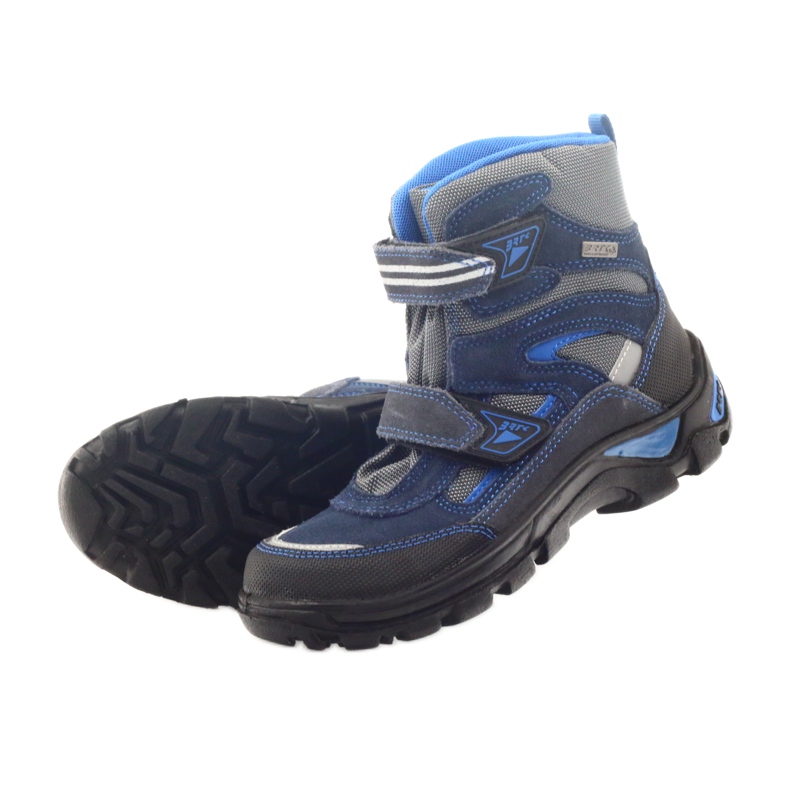 Stivali a membrana Bartek 44673 blu grigio blu navy 4