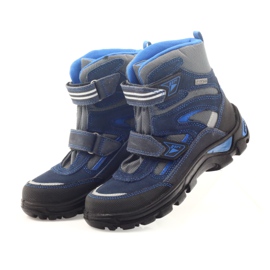 Stivali a membrana Bartek 47673 blu grigio blu navy 4