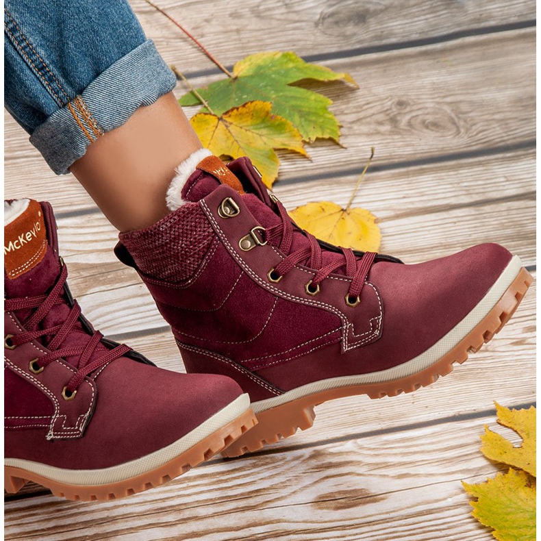 MCKEYLOR marrone Trappers rosso 2