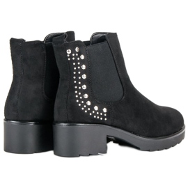 Stivali Jodhpur con tacco alto nero 2