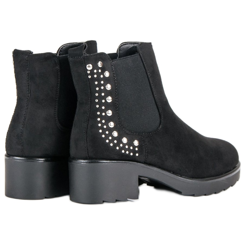Stivali Jodhpur con tacco alto nero 2