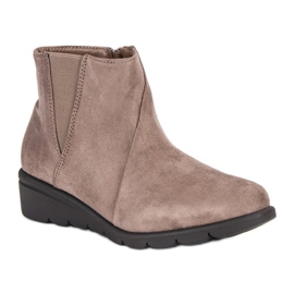 Kylie Stivaletti in pelle scamosciata marrone 1