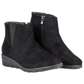 Kylie Stivaletti in pelle scamosciata nero 1