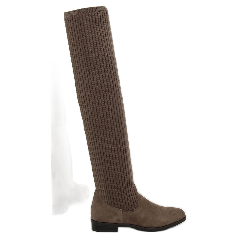 Stivali da moschettiere marroni BM102 kaki marrone 1