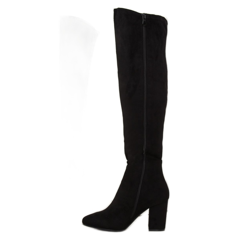 Stivali neri con tacco alto BH133-HB nero 2